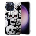 For iPhone 16 Pro Colored Drawing Pattern TPU Phone Case(Skull)