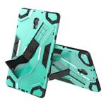 For Samsung Galaxy Tab A 10.5 T590/T595 Escort Series TPU + PC Shockproof Protective Case with Holder(Mint Green)