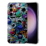 For Samsung Galaxy S24 FE 5G Colored Drawing Pattern TPU Phone Case(Graffiti)
