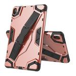 For Huawei MediaPad M6 8.4 Escort Series TPU + PC Shockproof Protective Case with Holder(Rose Gold)
