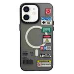 For iPhone 12 Double-Layer Frosted IMD MagSafe Phone Case(Personalized Label)