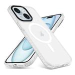 For iPhone 15 Plus Skin Feel Airbag Shockproof MagSafe Phone Case(Transparent)