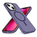 For iPhone 14 / 13 Skin Feel Airbag Shockproof MagSafe Phone Case(Purple)