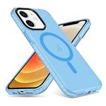 For iPhone 12 / 12 Pro Skin Feel Airbag Shockproof MagSafe Phone Case(Blue)