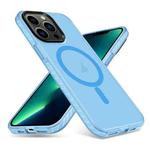 For iPhone 13 Pro Max Skin Feel Airbag Shockproof MagSafe Phone Case(Blue)