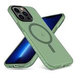 For iPhone 13 Pro Skin Feel Airbag Shockproof MagSafe Phone Case(Green)