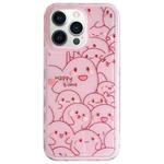 For iPhone 12 Pro Max Creative Edge Elves Cat Pattern TPU + PC Phone Case(Pink)