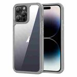 For iPhone 14 Pro Max Acrylic+TPU Transparent Shockproof Phone Case(Grey)