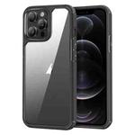 For iPhone 12 Pro Max Acrylic+TPU Transparent Shockproof Phone Case(Black)