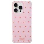 For iPhone 15 Pro Creative Edge Small Fresh Pattern TPU + PC Phone Case(Pink)