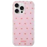 For iPhone 15 Pro Max Creative Edge Small Fresh Pattern TPU + PC Phone Case(Pink)