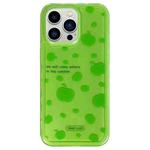 For iPhone 13 Pro Creative Edge Small Fresh Pattern TPU + PC Phone Case(Green)