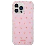 For iPhone 13 Pro Max Creative Edge Small Fresh Pattern TPU + PC Phone Case(Pink)