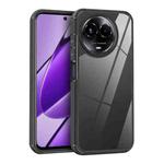 For Realme 11 5G / 11x Acrylic+TPU Transparent Shockproof Phone Case(Black)