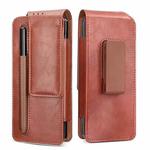 For Samsung Galaxy Z Fold 3 / 4 / 5 / 6 VIETAO Retro Thinking Series PU Shockproof Phone Bag, Without Pen(Brown)