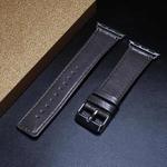 For Apple Watch 5 & 4 44mm / 3 & 2 & 1 42mm Square Tail Retro Crazy Horse Texture Leather Watch Band(Grey)