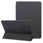 For Huawei MatePad 11.5 S GEBEI 3-folding Holder Shockproof Flip Leather Tablet Case(Black)