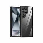 For Samsung Galaxy S25 Ultra 5G Acrylic+TPU Transparent Shockproof Phone Case(Black)