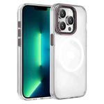 For iPhone 13 Pro Max Crystal TPU Hybrid PC MagSafe Phone Case(Transparent)