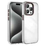 For iPhone 15 Pro Max Crystal TPU Hybrid PC Phone Case(Transparent)