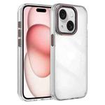For iPhone 15 Plus Crystal TPU Hybrid PC Phone Case(Transparent)