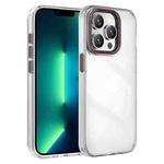 For iPhone 13 Pro Max Crystal TPU Hybrid PC Phone Case(Transparent)