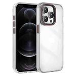 For iPhone 12 Pro Crystal TPU Hybrid PC Phone Case(Transparent)