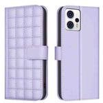 For Motorola Moto G13 4G / G23 4G / G53 5G Square Texture Leather Phone Case(Purple)