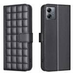 For Motorola Moto G14 4G / G54 5G EU Version Square Texture Leather Phone Case(Black)