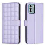 For Nokia G22 Square Texture Leather Phone Case(Purple)