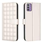 For Nokia G42 / G310 Square Texture Leather Phone Case(Beige)