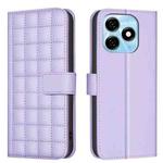 For Tecno Spark 20 Square Texture Leather Phone Case(Purple)