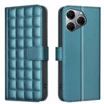 For Tecno Spark 20 Pro Square Texture Leather Phone Case(Green)