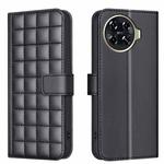 For Tecno Spark 20 Pro+ Square Texture Leather Phone Case(Black)