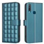 For vivo Y11 / Y15 / Y12 / Y17 Square Texture Leather Phone Case(Green)