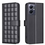 For vivo Y78 5G / Y36 Square Texture Leather Phone Case(Black)
