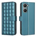 For vivo Y03 4G Global Square Texture Leather Phone Case(Green)