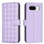 For Google Pixel 8 Square Texture Leather Phone Case(Purple)