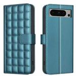 For Google Pixel 8 Pro Square Texture Leather Phone Case(Green)