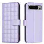 For Google Pixel 8 Pro Square Texture Leather Phone Case(Purple)