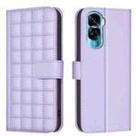 For Honor 90 Lite / X50i Square Texture Leather Phone Case(Purple)