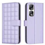 For Honor 90 Pro Square Texture Leather Phone Case(Purple)