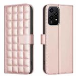 For Honor 200 Lite Global Square Texture Leather Phone Case(Rose Gold)