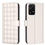 For Honor 200 Lite Global Square Texture Leather Phone Case(Beige)