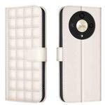 For Honor X9b / Magic6 Lite Square Texture Leather Phone Case(Beige)