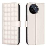 For Realme 11 4G Global Square Texture Leather Phone Case(Beige)