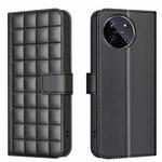 For Realme 11 4G Global Square Texture Leather Phone Case(Black)