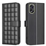 For OPPO A38 4G / A18 4G Square Texture Leather Phone Case(Black)