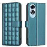 For OPPO A60 4G Square Texture Leather Phone Case(Green)