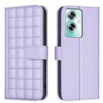 For OPPO A79 5G Square Texture Leather Phone Case(Purple)